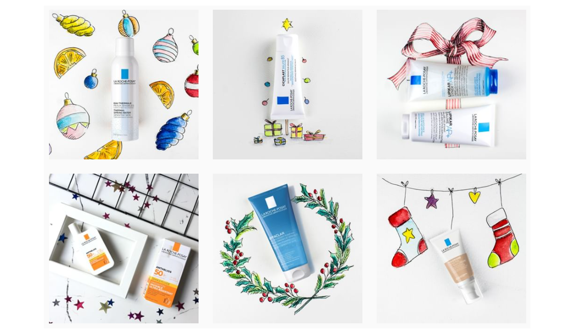 L’Oréal Holiday Grid